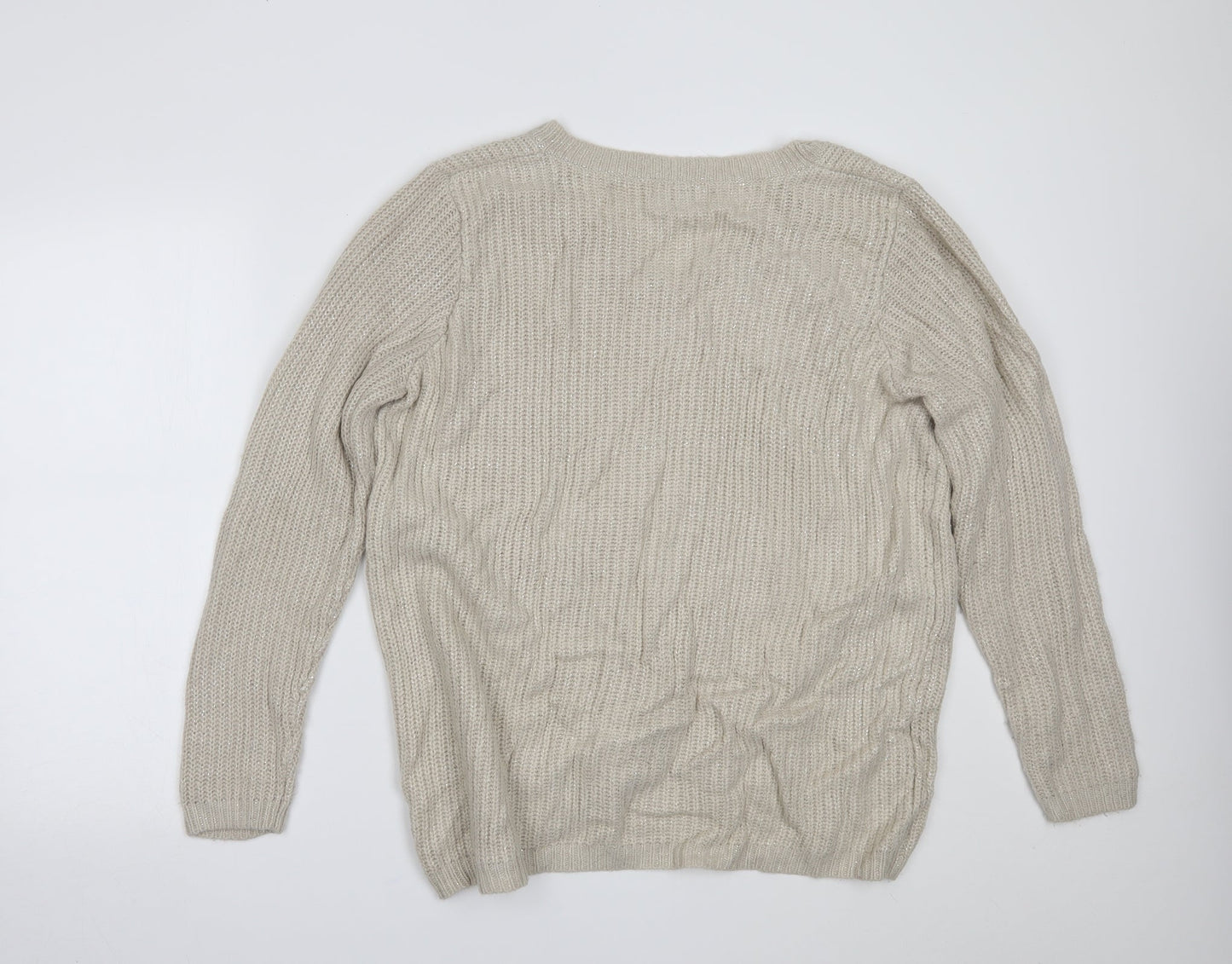 Papaya Womens Beige   Pullover Jumper Size XL