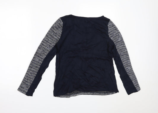 Oasis Womens Blue   Basic Blouse Size S