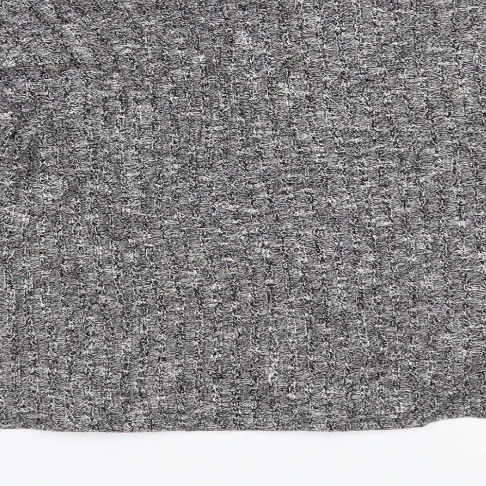 Topshop Womens Grey   Basic Blouse Size 12