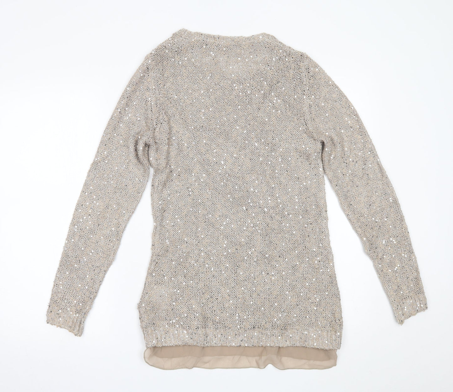Your Sixth Sense Womens Beige   Pullover Jumper Size S