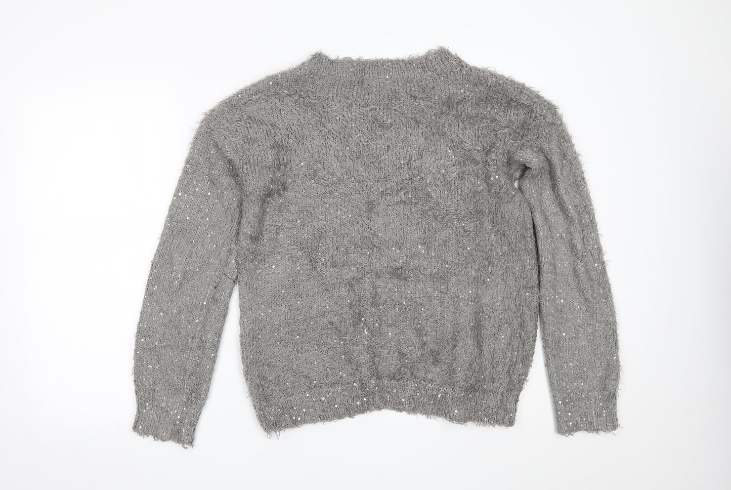 Lottie Loves Womens Grey   Pullover Jumper Size L