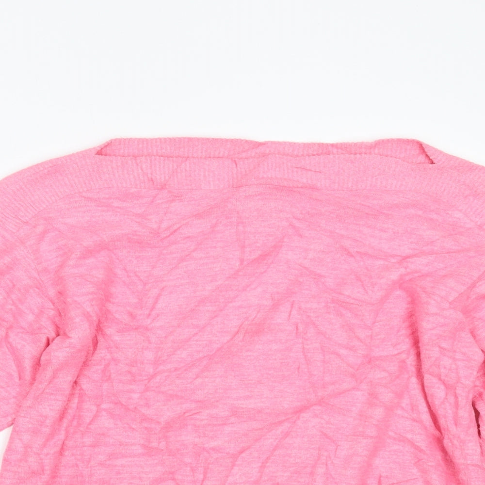 H&M Womens Pink   Pullover Jumper Size S