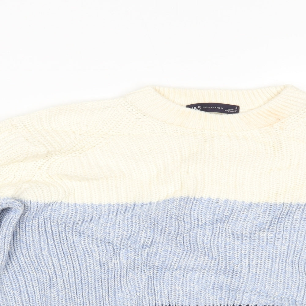 Marks and Spencer Womens Multicoloured   Pullover Jumper Size S
