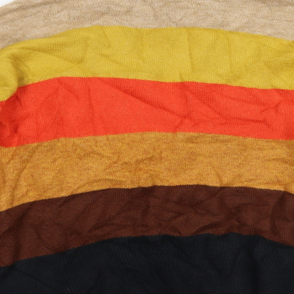 Warehouse Womens Multicoloured   Pullover Jumper Size 14