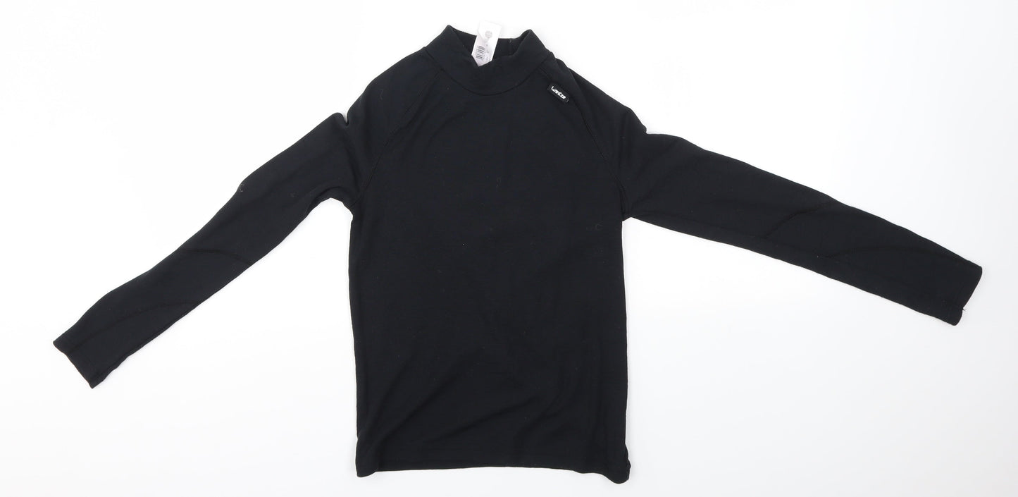 DECATHLON Boys Black   Basic Casual Size 12 Years