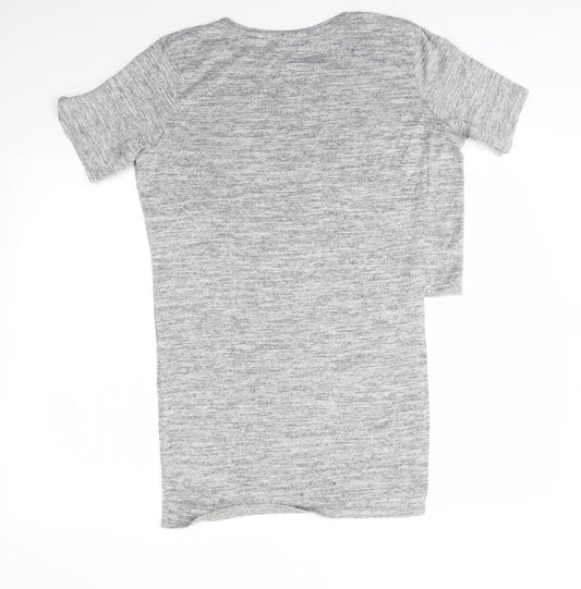 Missguided Womens Grey   Basic Blouse Size 12