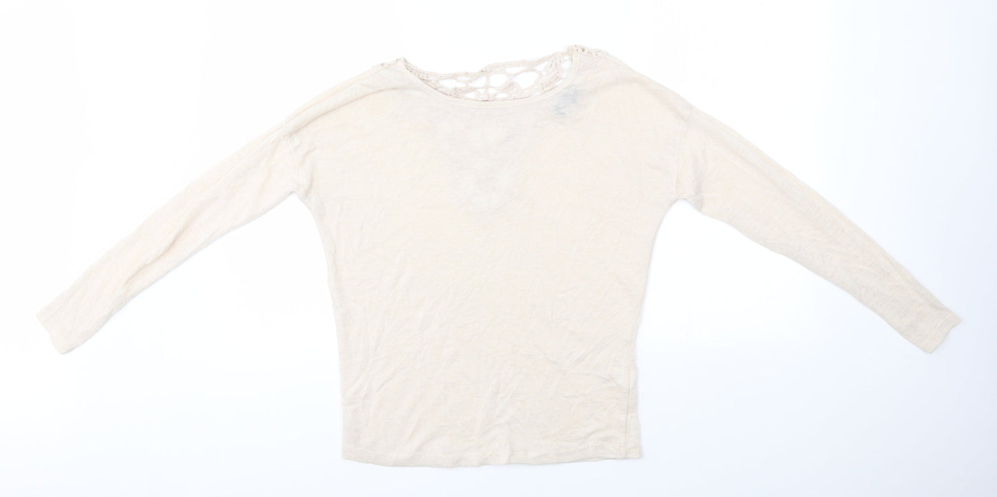 Atmosphere Womens Beige   Pullover Jumper Size 14
