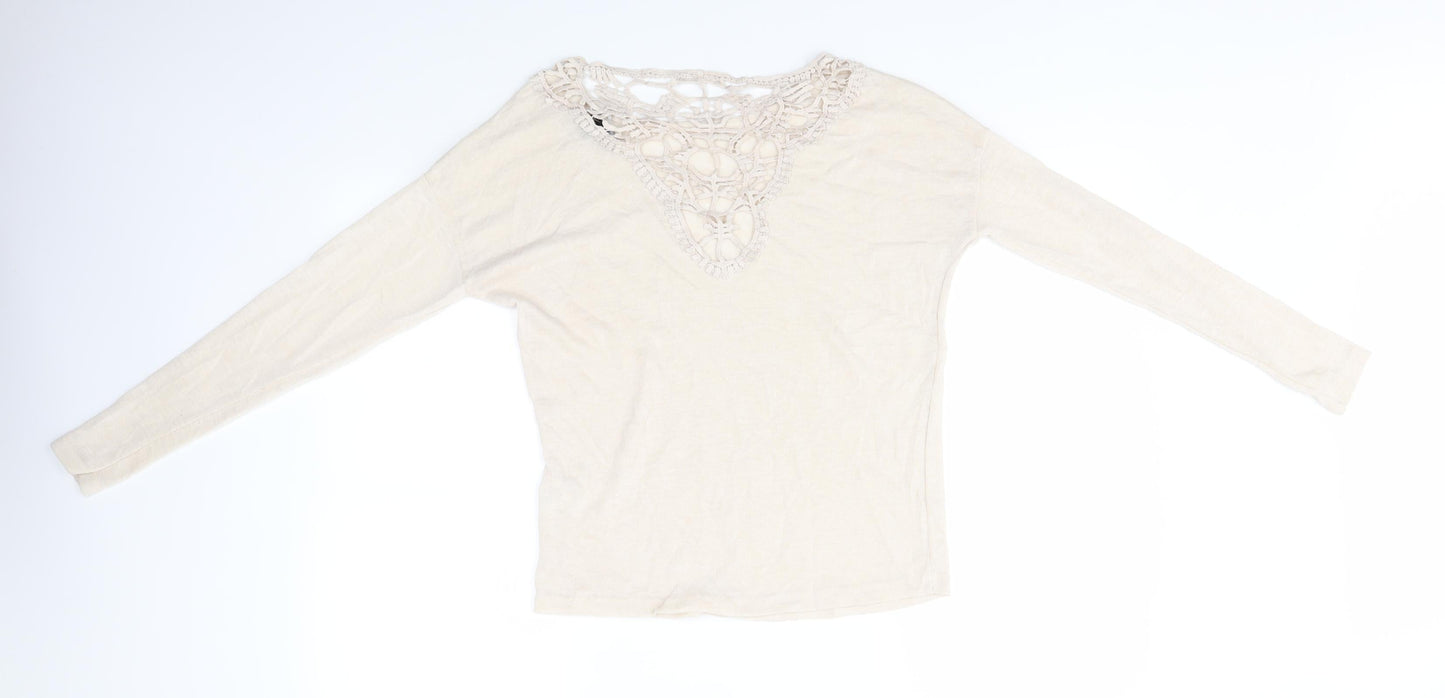 Atmosphere Womens Beige   Pullover Jumper Size 14