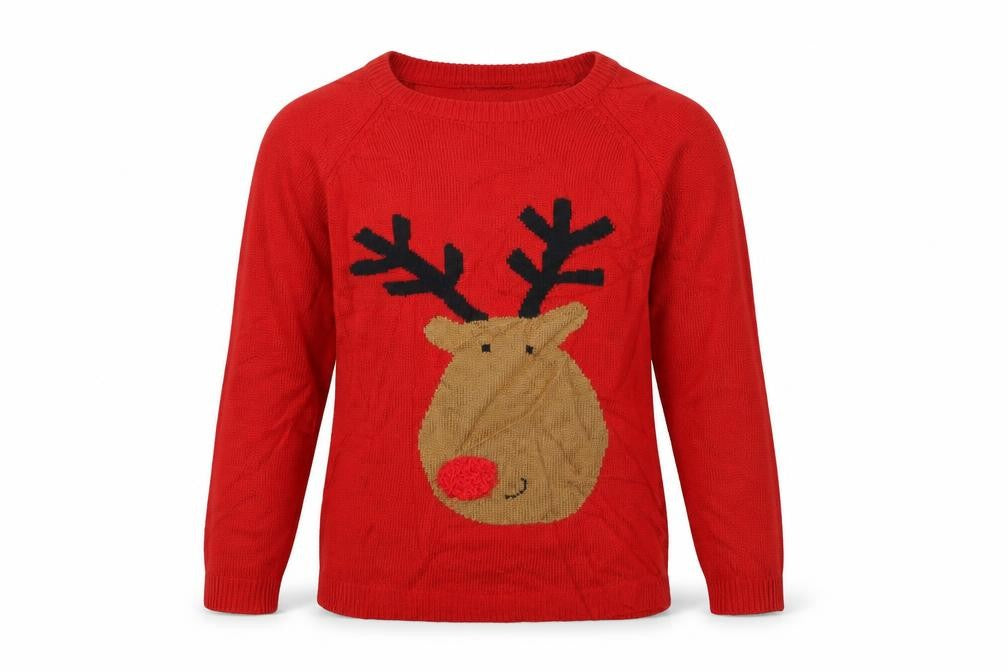 Front view of Atmosphere women’s multicoloured jumper, size UK 6