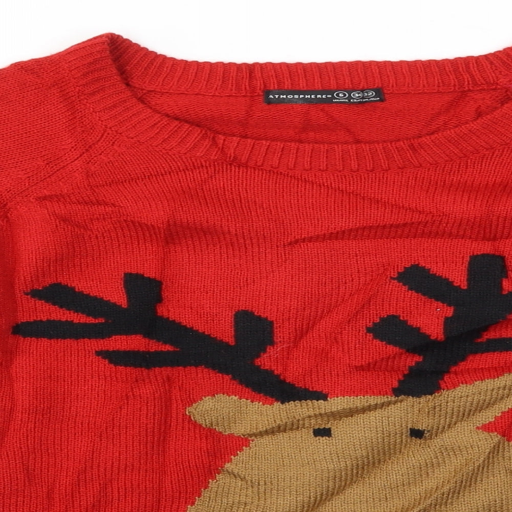 Atmosphere Womens Multicoloured   Pullover Jumper Size 6