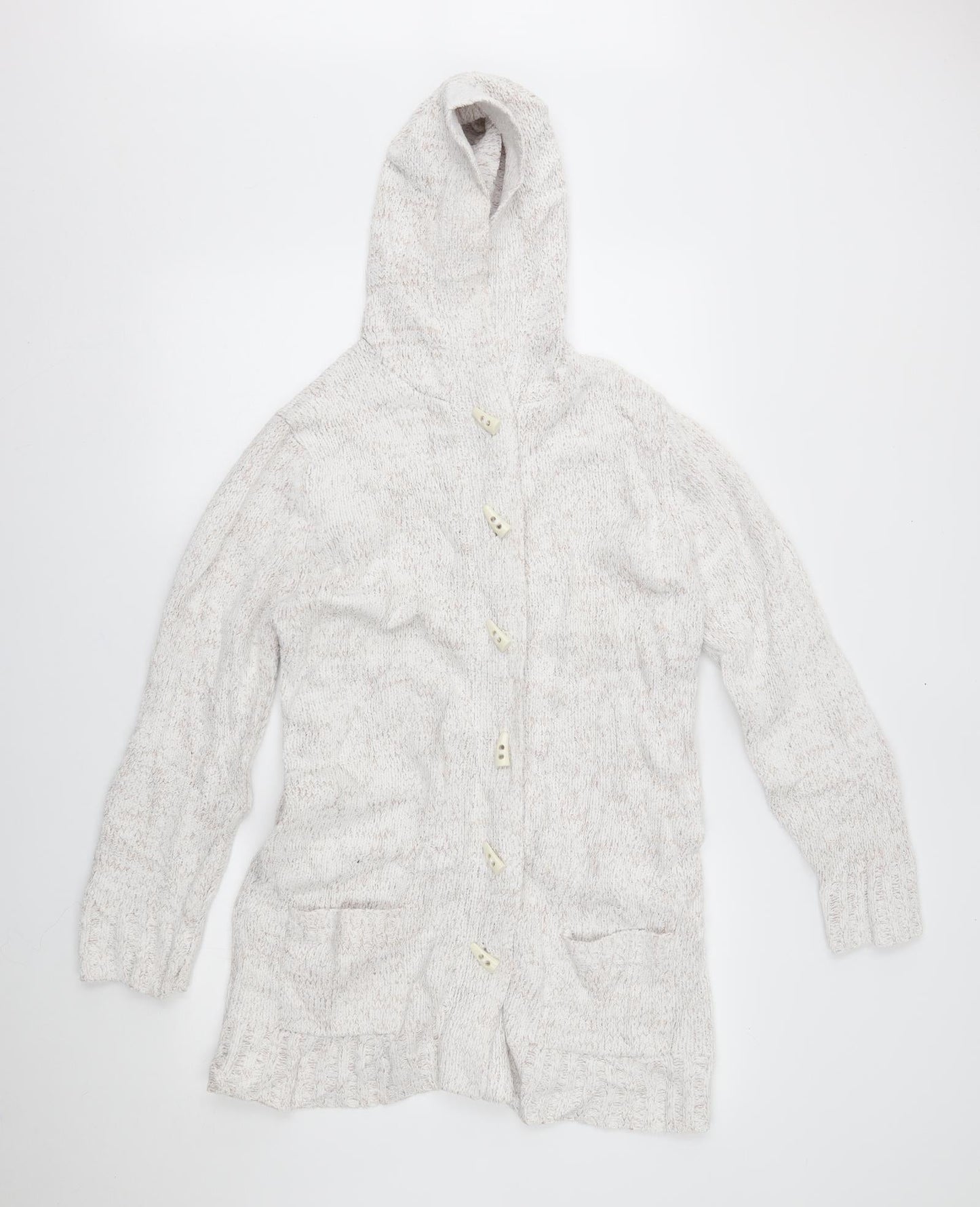 elizabeth scott Womens White    Coatigan Size M
