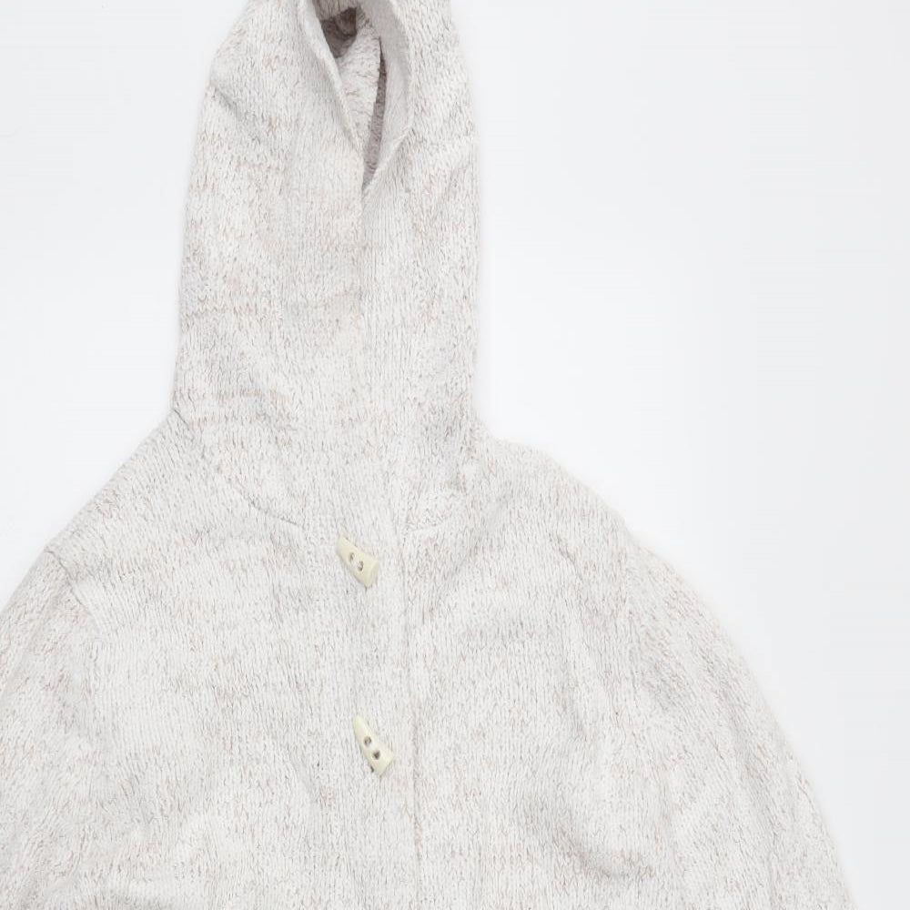elizabeth scott Womens White    Coatigan Size M