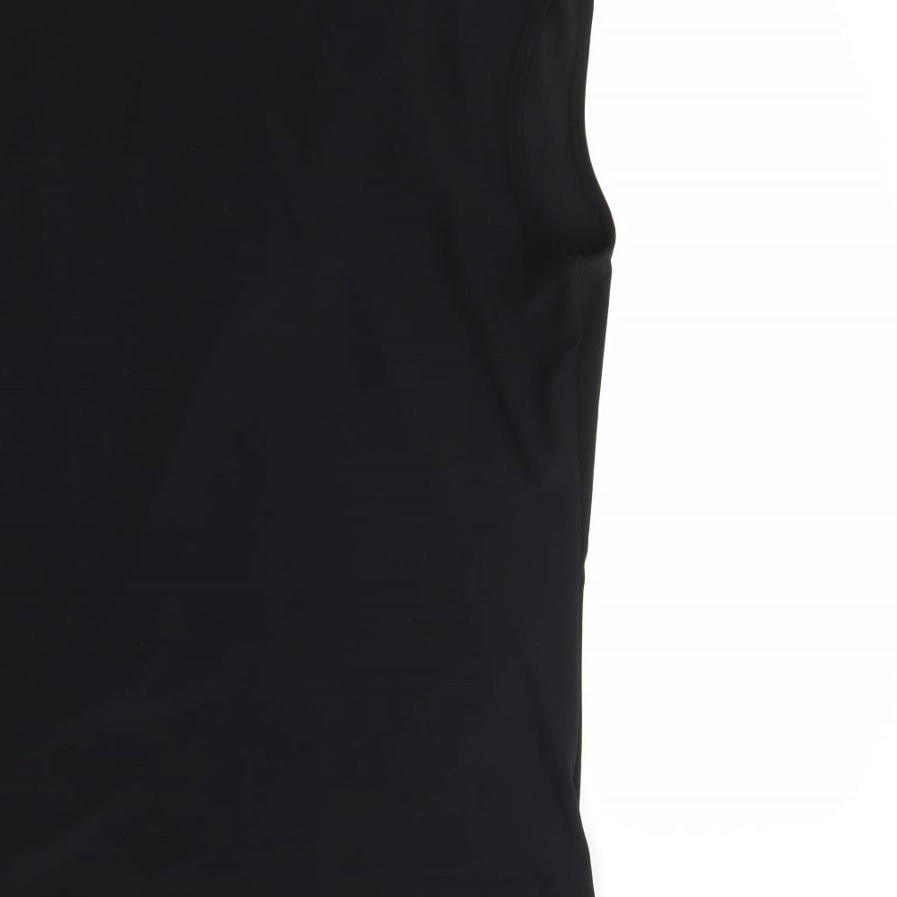 For Cynthia Womens Black   Wrap Tank Size L