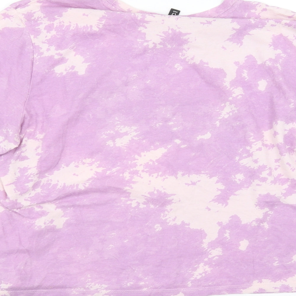 H&M Womens Purple   Basic T-Shirt Size S