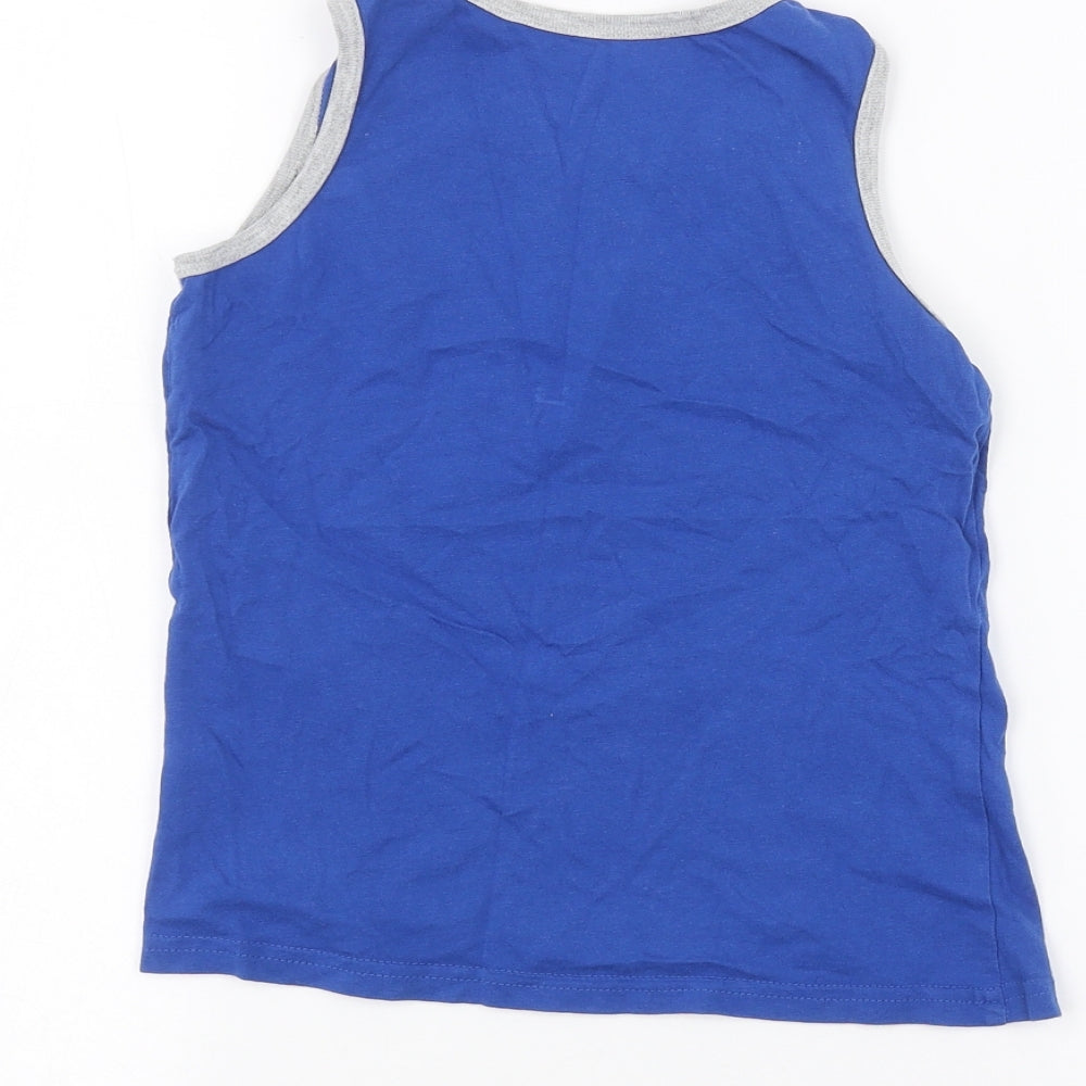 Primark Boys Blue   Basic Tank Size 8-9 Years