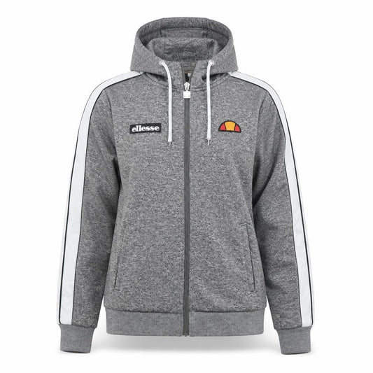 Womens UK 4 Regular ellesse Grey Full Zip Hoodie
