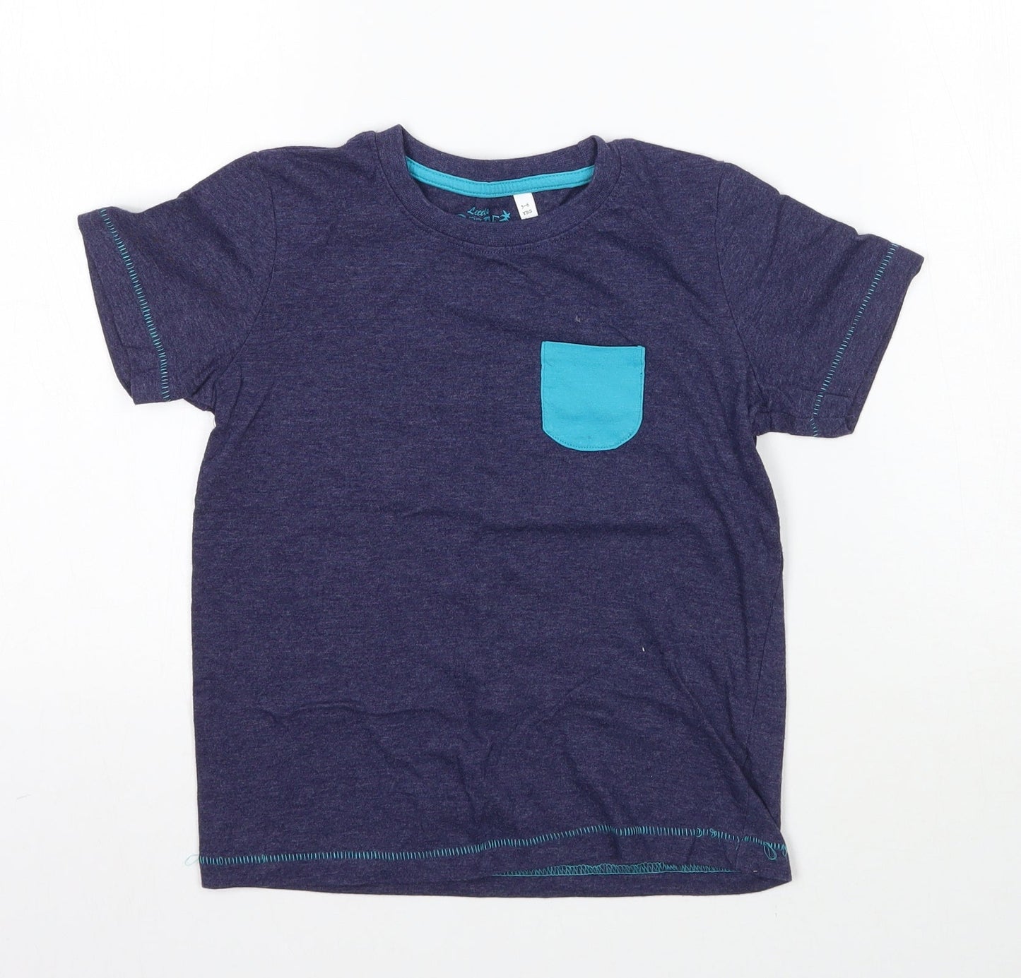BHS Boys Blue   Basic T-Shirt Size 5-6 Years