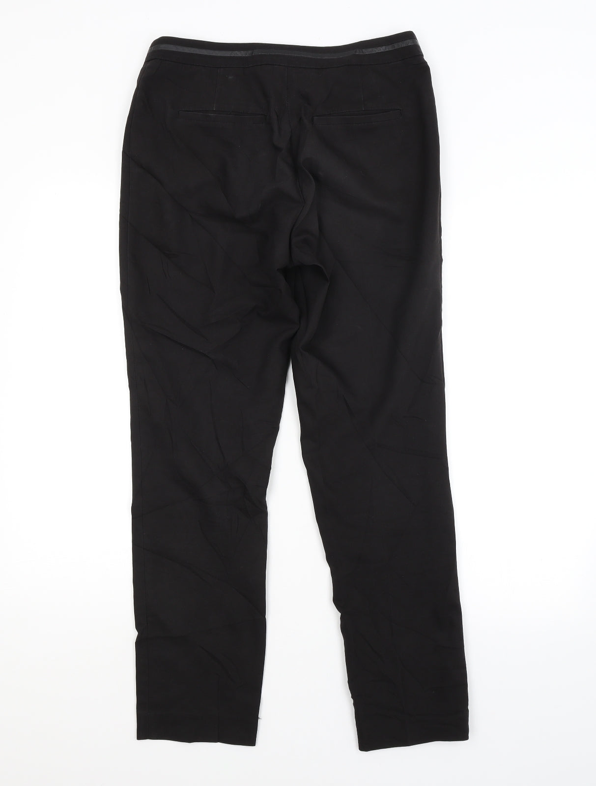 H&M Womens Black   Trousers  Size 10 L28 in