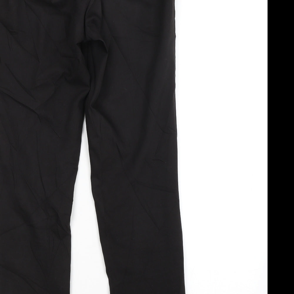 H&M Womens Black   Trousers  Size 10 L28 in