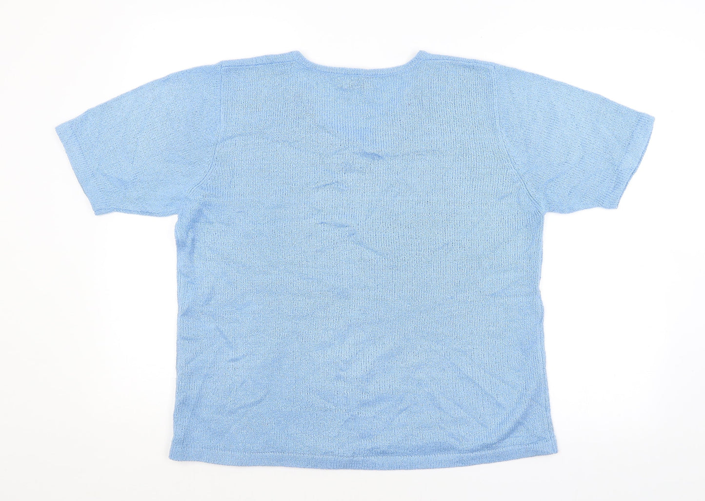 Bonmarché Womens Blue   Pullover Jumper Size M