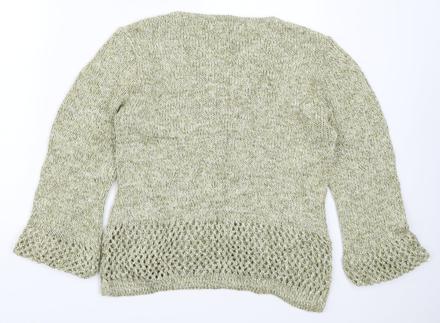 Georgina B Womens Green  Knit Pullover Jumper Size 12  - Shells