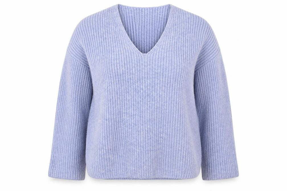 H&M Womens Blue  Knit Pullover Jumper Size S