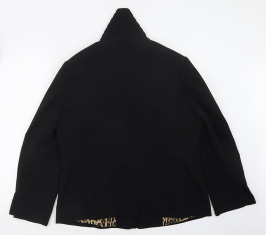 CAVITA Womens Black   Jacket  Size 18