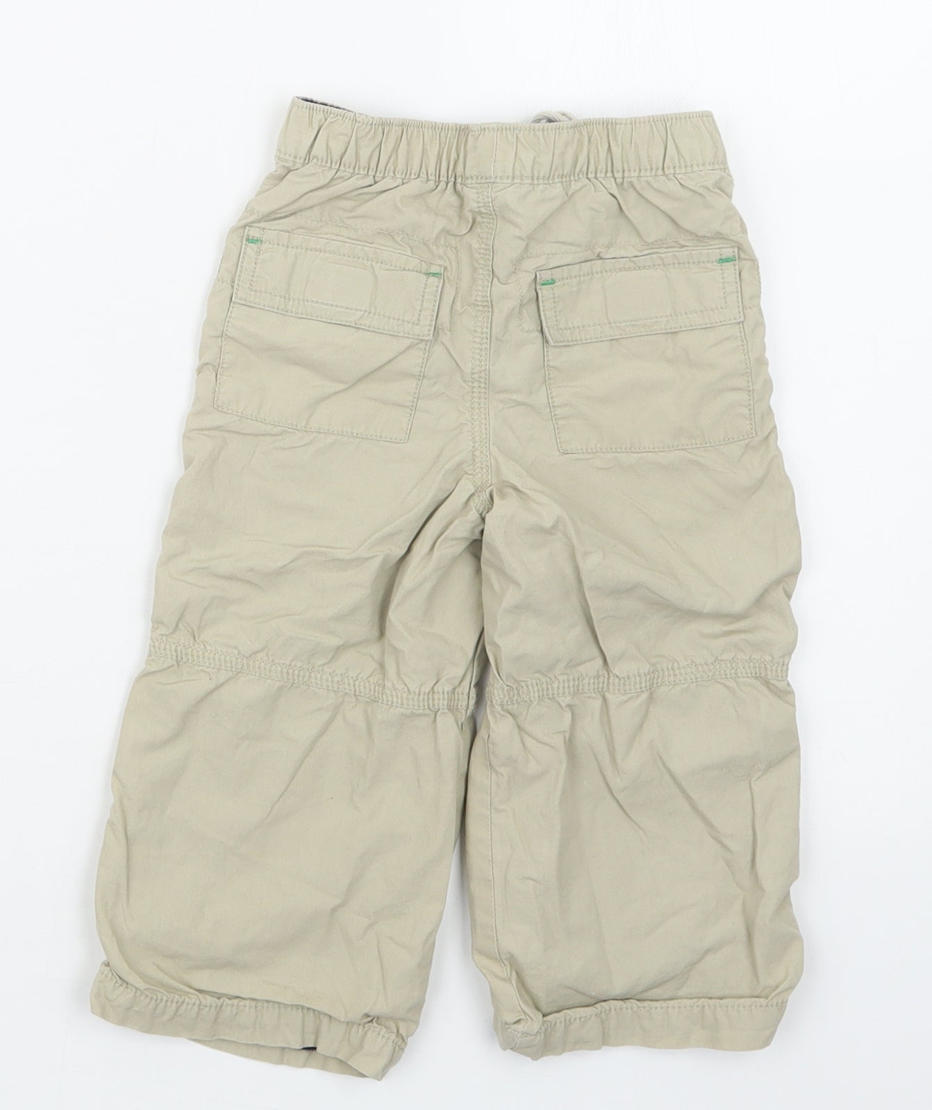 TU Boys Beige   Cargo Trousers Size 12-18 Months