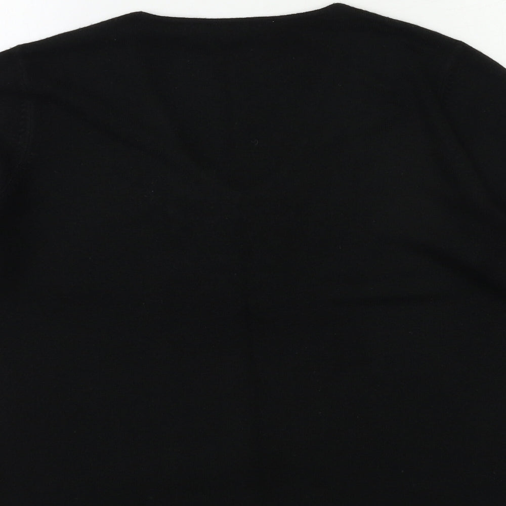 BHS Womens Black  Knit Pullover Jumper Size 12