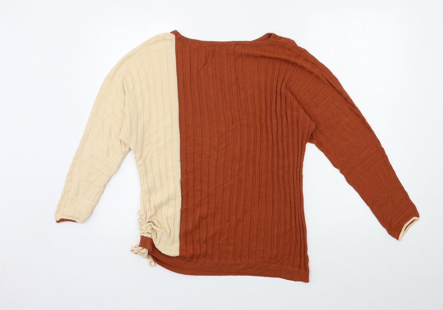 Marks and Spencer Womens Brown  Knit Pullover Jumper Size M