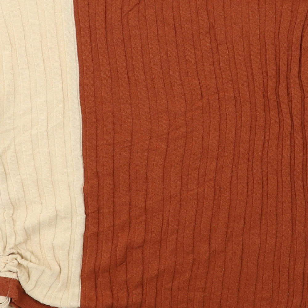 Marks and Spencer Womens Brown  Knit Pullover Jumper Size M