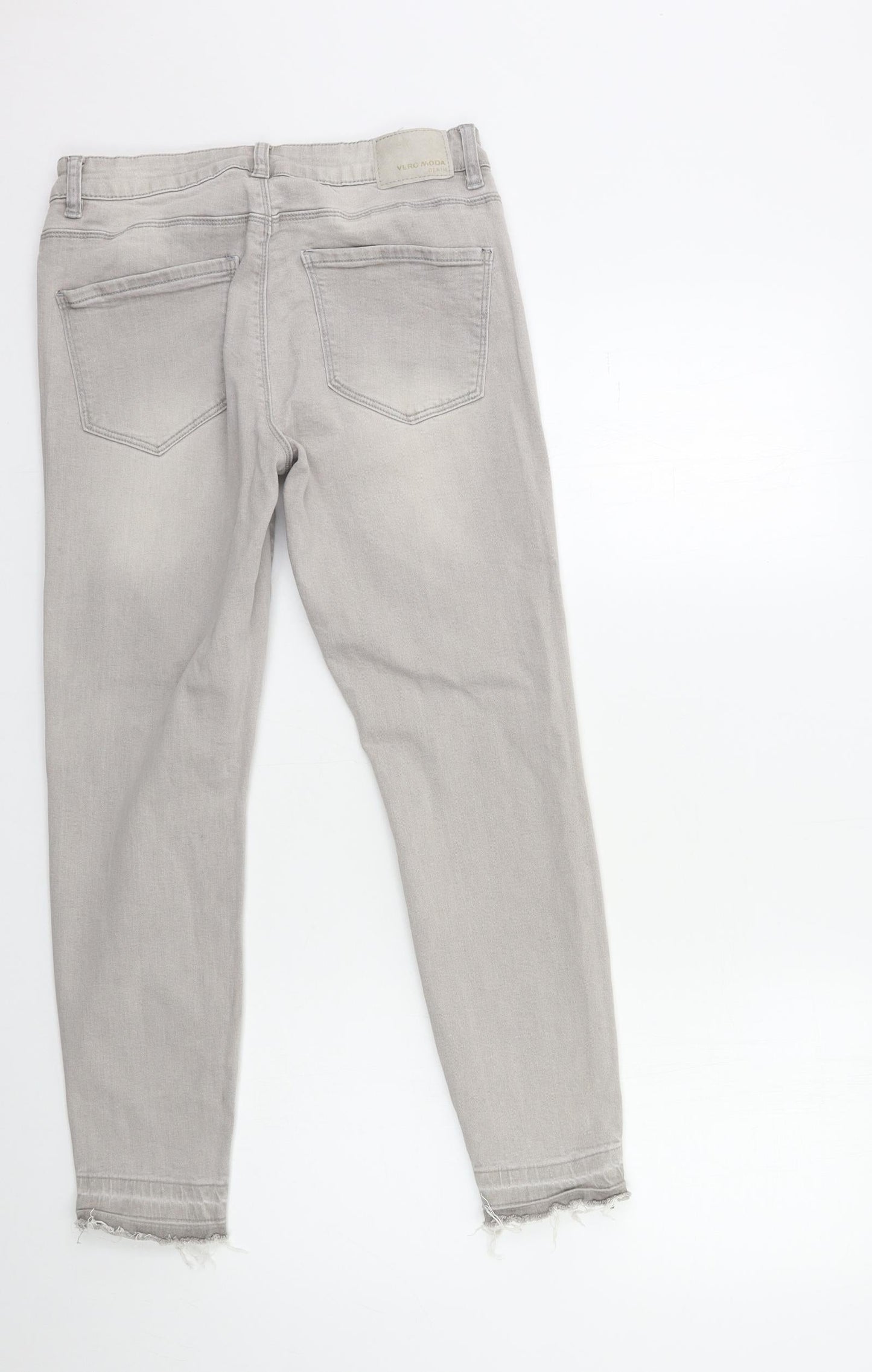 VERO MODA Womens Grey  Denim Skinny Jeans Size 28 in L30 in