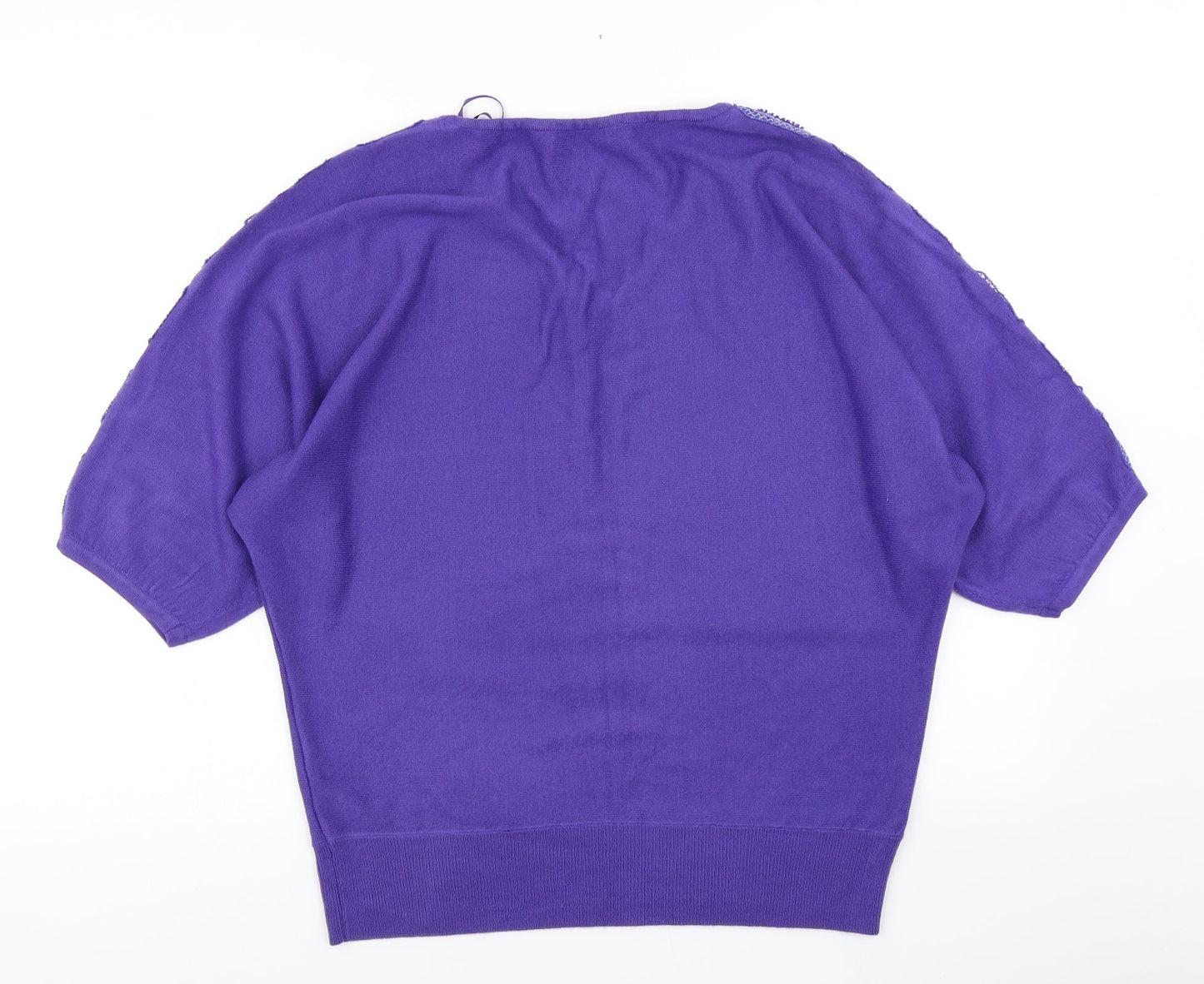 BHS Womens Purple  Knit Pullover Jumper Size 12