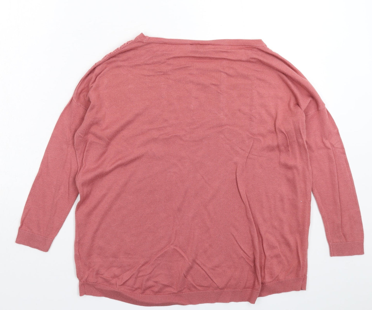Warehouse Womens Pink  Knit Pullover Jumper Size 10