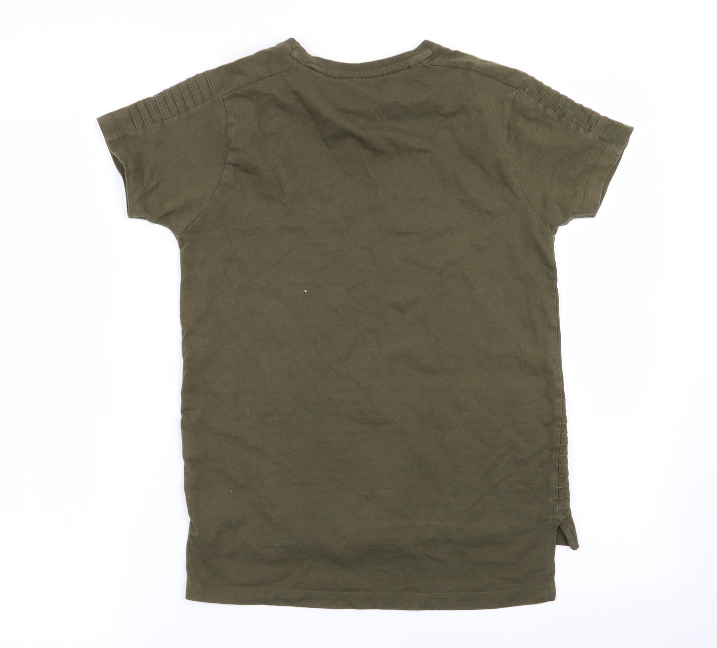 Primark Boys Green   Basic T-Shirt Size 10-11 Years