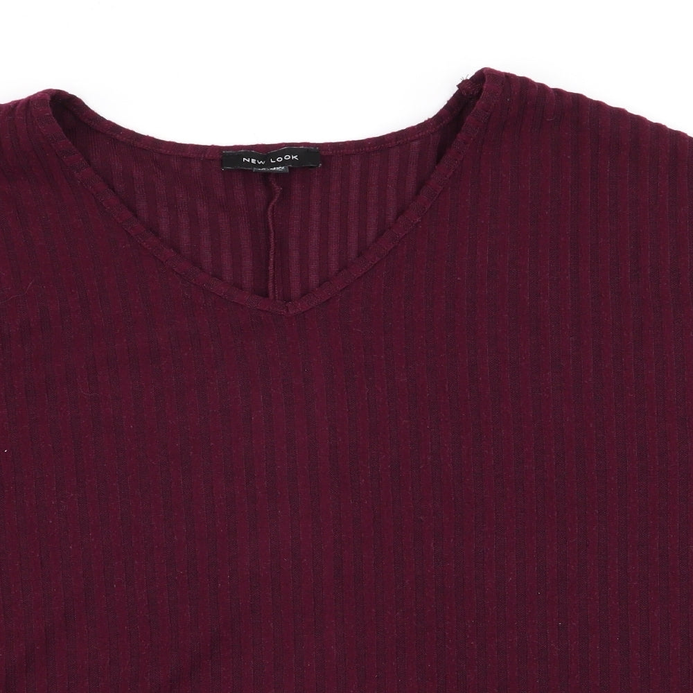 New Look Womens Red   Basic T-Shirt Size M