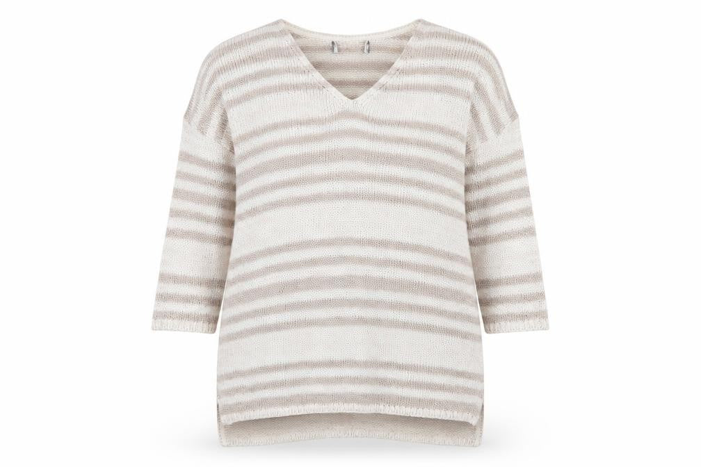 M&S Womens Multicoloured Striped  Pullover Jumper Size 10