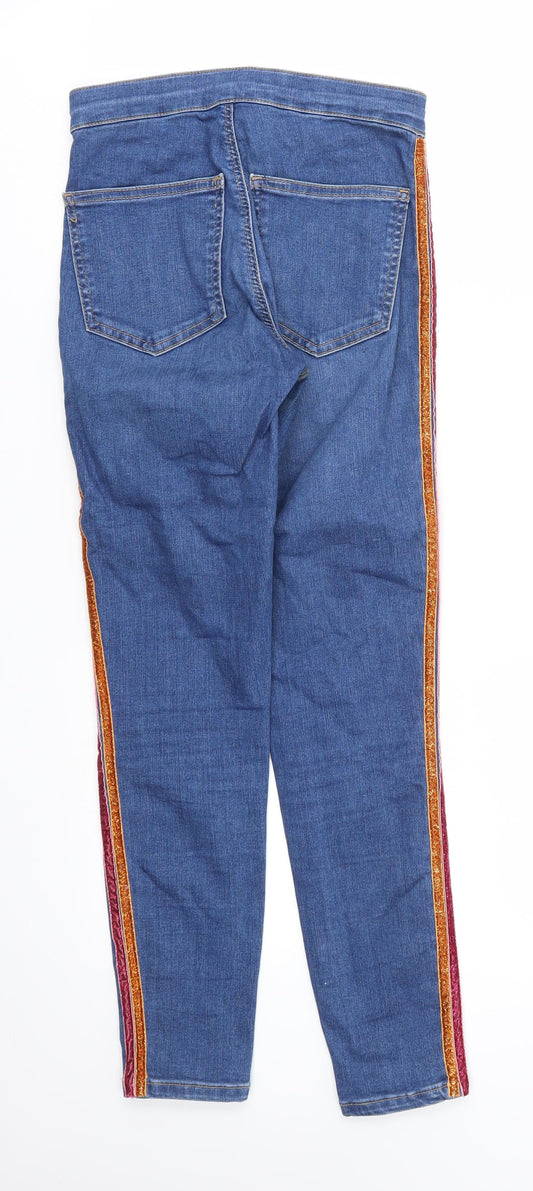 Topshop Womens Blue   Skinny Jeans Size 26 in L28 in