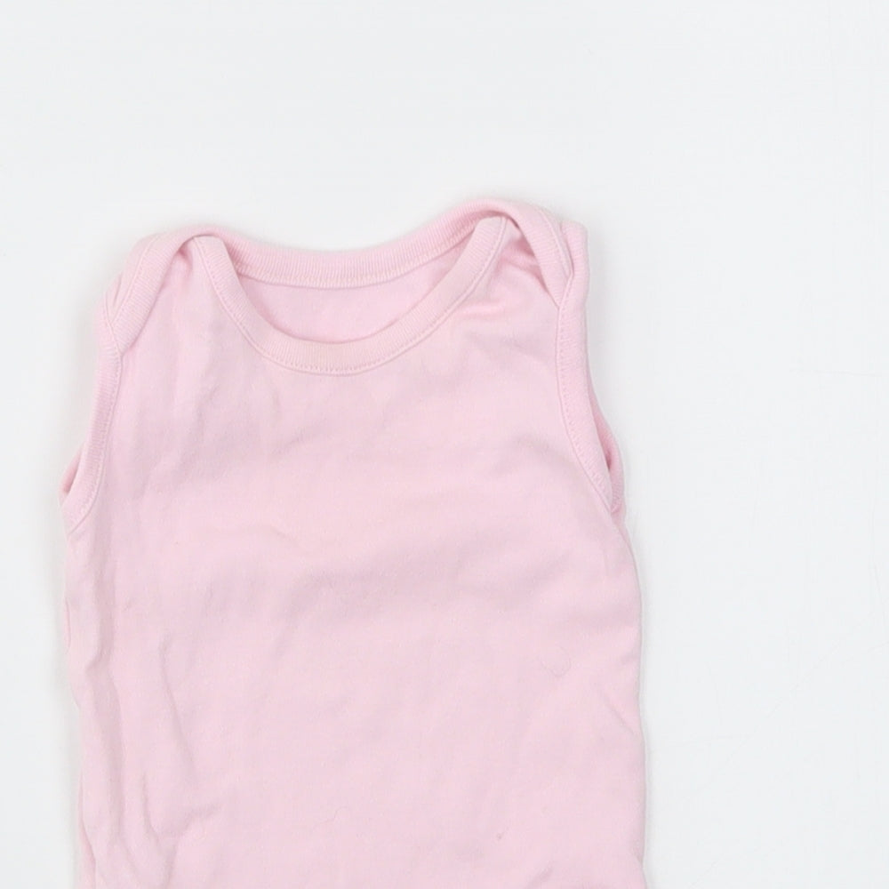TU Girls Pink   Babygrow One-Piece Size 3-6 Months