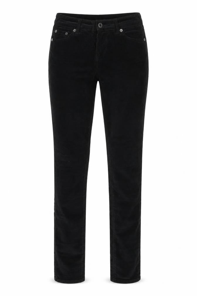 Jack Will Womens Black  Velour Snow Pants Trousers Size 12 L20 in
