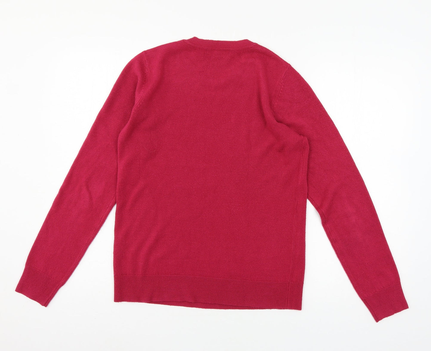 Bonmarché Womens Pink  Knit Pullover Jumper Size 10