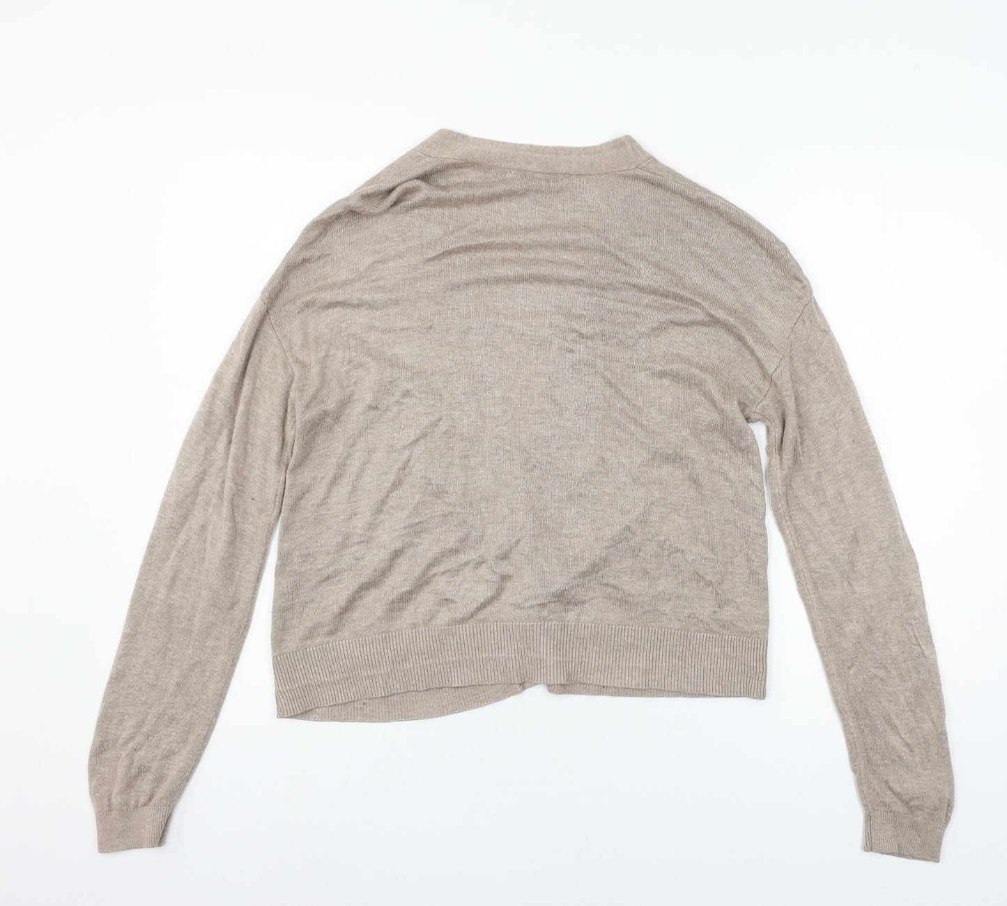 ASOS Womens Brown  Knit Cardigan Jumper Size 12