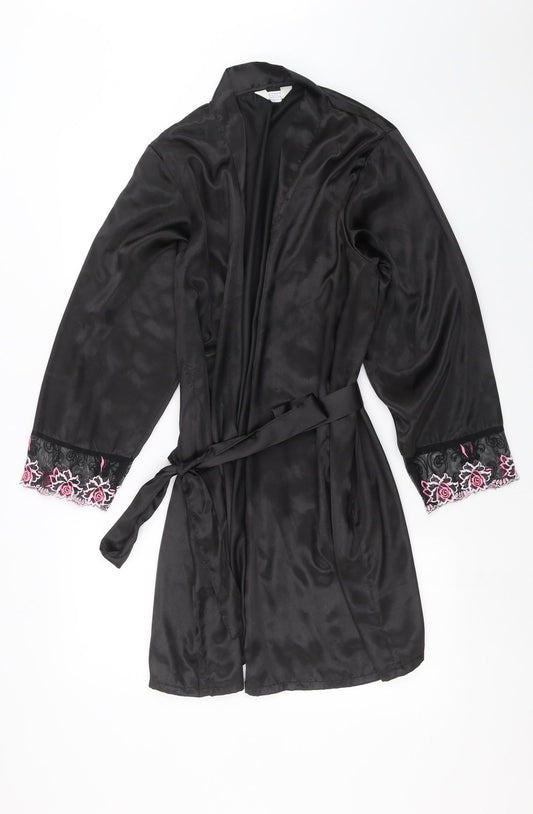 Secret Possesions Womens Black    Robe Size 8