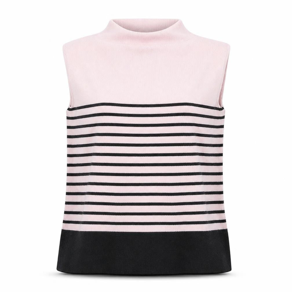 Preworn Womens Pink Striped  Pullover Jumper Size 10