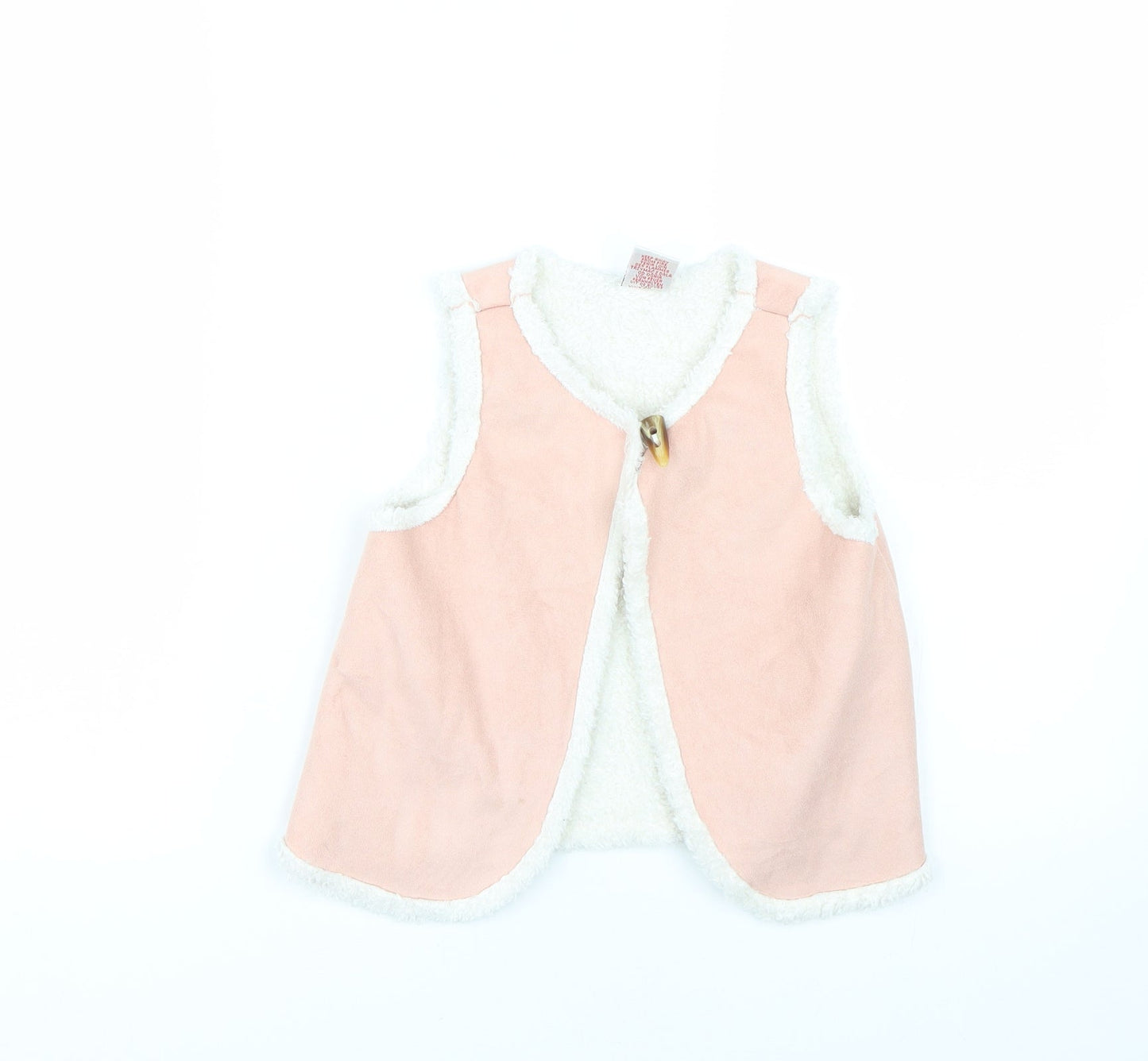 Preworn Girls Pink   Gilet Jacket Size 4-5 Years