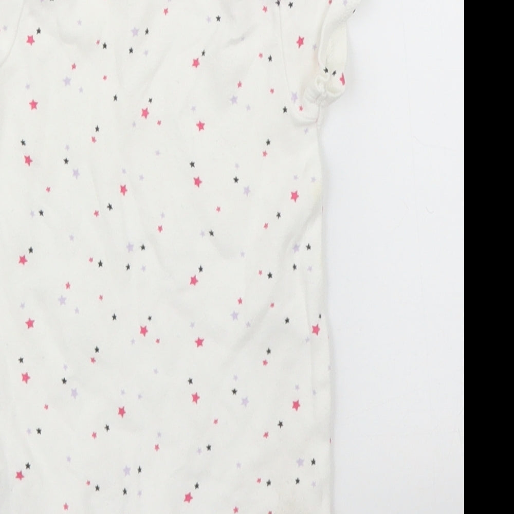 Early Days Girls White   Babygrow One-Piece Size 0-3 Months
