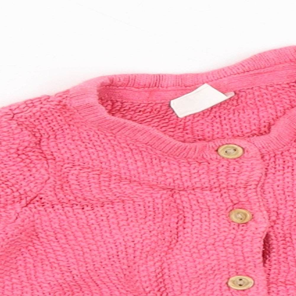 H&M Baby Pink   Cardigan Jumper Size 3-6 Months