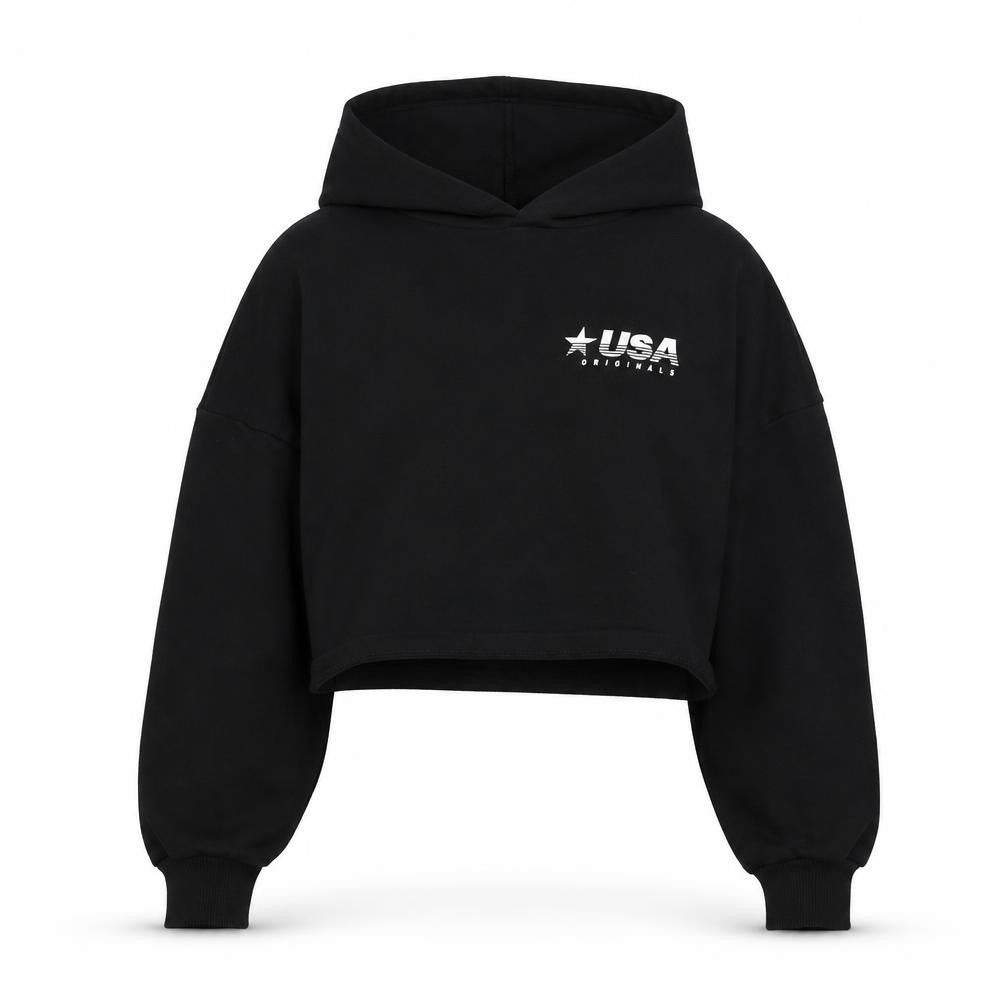 H&M Womens Black   Pullover Hoodie Size S