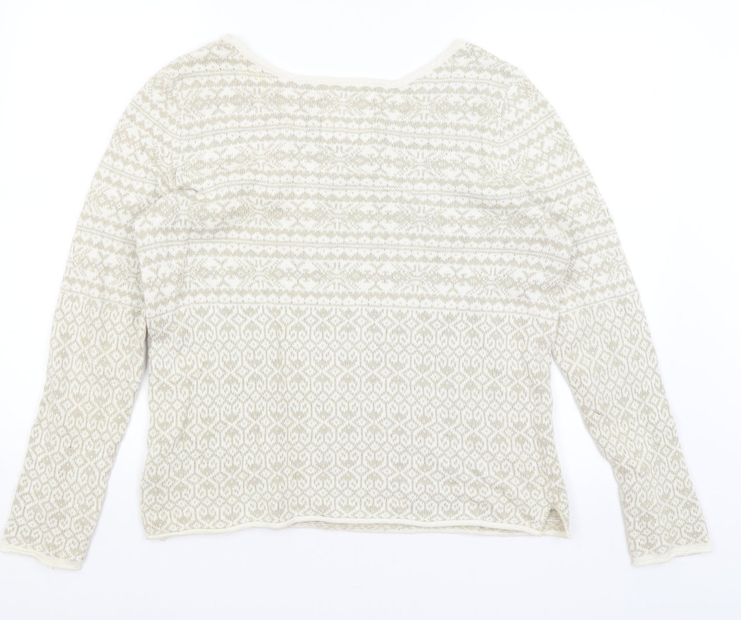 H&M Womens Beige   Pullover Jumper Size L