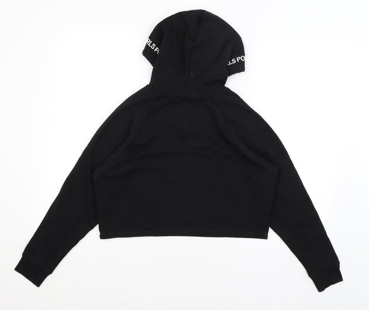 Divided Womens Black   Pullover Hoodie Size S